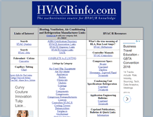 Tablet Screenshot of hvacrinfo.com